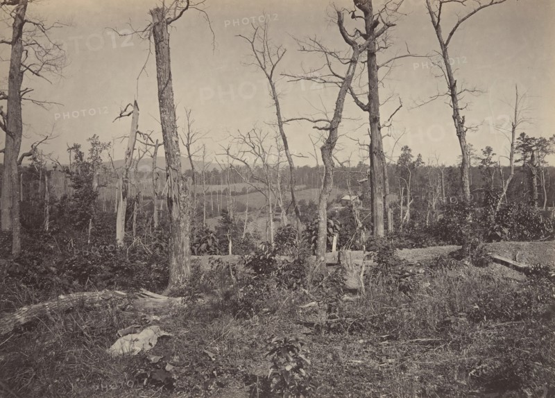 Battle Ground of Resacca, Georgia No. 3, 1860s.