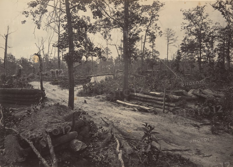 Battle Field of New Hope Church, Georgia No. 1, 1860s.