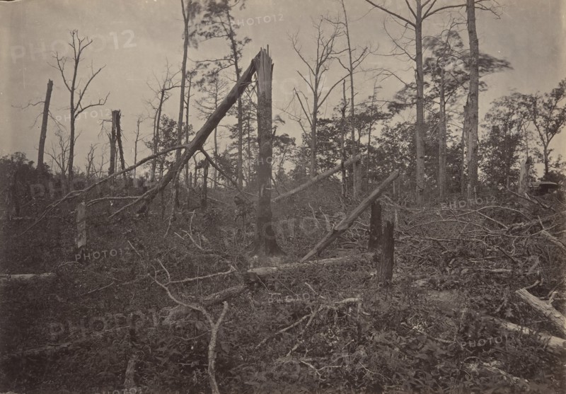 The "Hell Hole" New Hope Church, Georgia, 1860s.