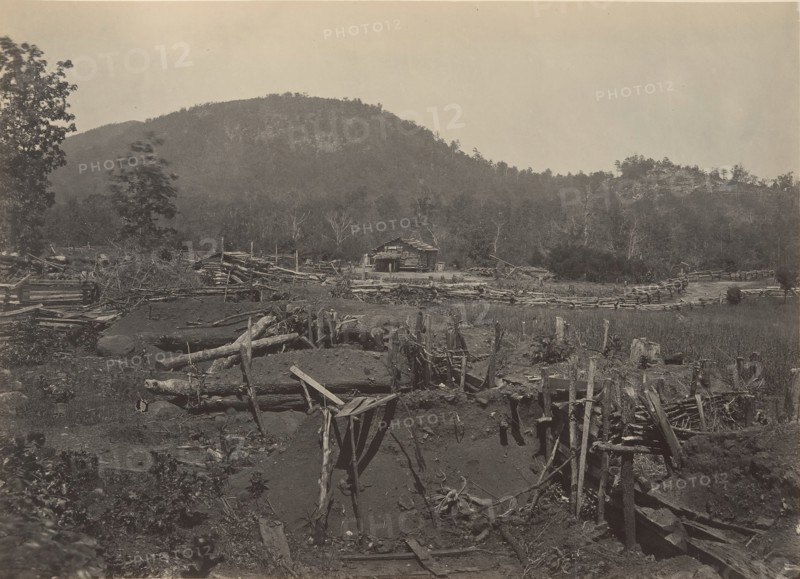 The Front of Kenesaw Mountain, Georgia, 1860s.