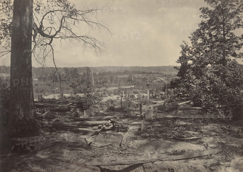 The Battle Field of Peach Tree Creek, Georgia, 1860s.