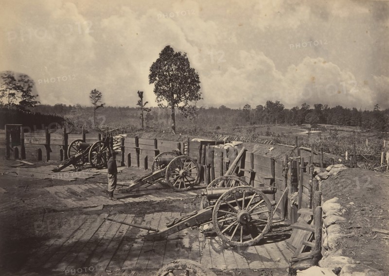 Rebel Works in Front of Atlanta, Georgia No. 2, 1860s.