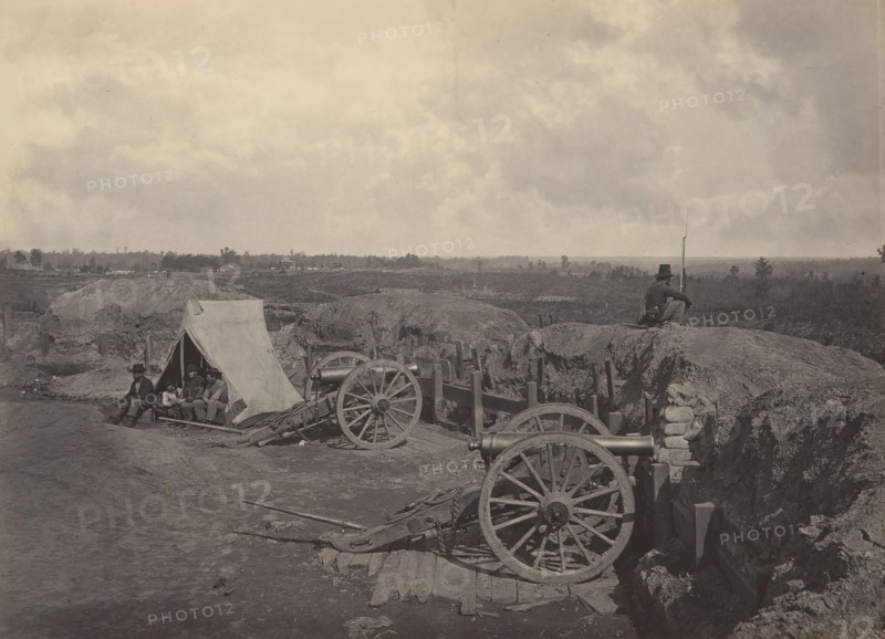 Rebel Works in Front of Atlanta, Georgia No. 4, 1860s.