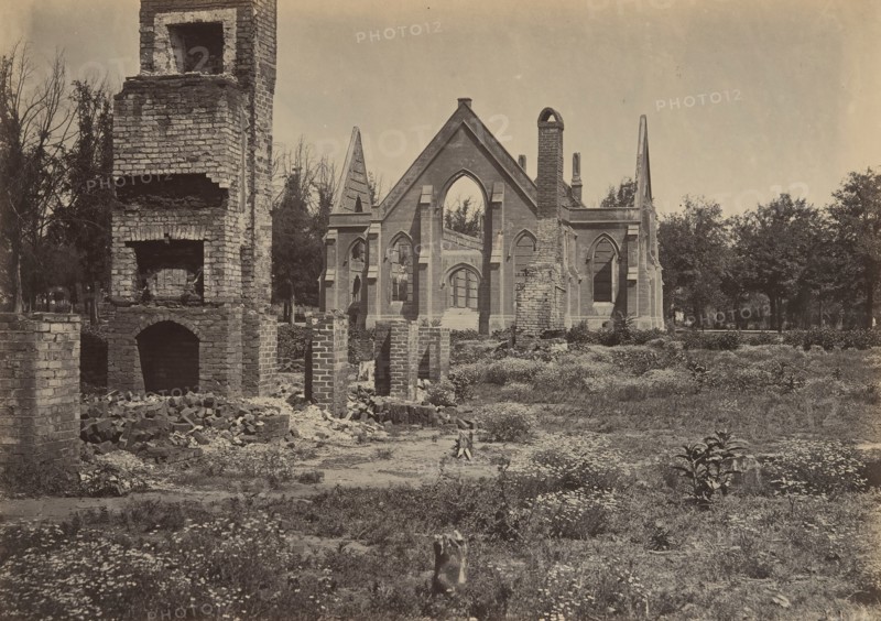 Ruins in Columbia, South Carolina, 1860s.