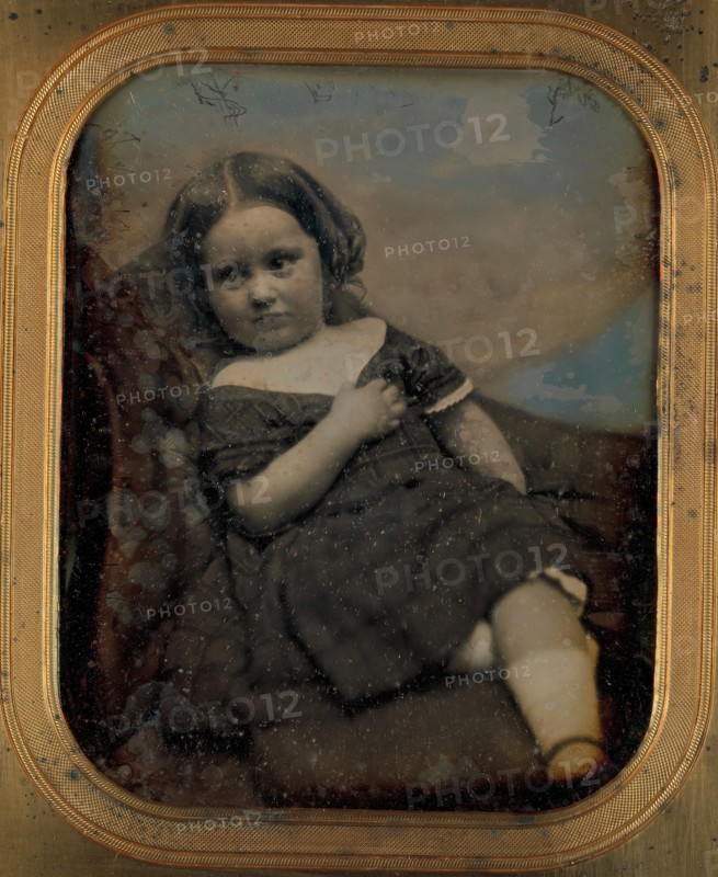 Augusta Hawes at Four Years Old, 1850s.