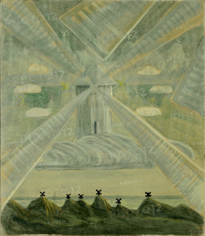 Andante (Sonata II), 1907. Creator: Ciurlionis, Mikalojus Konstantinas (1875-1911).