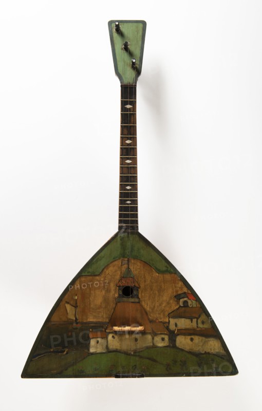 Balalaika, End 1890s. Creator: Workshop of Princess Maria Tenisheva in Talashkino.