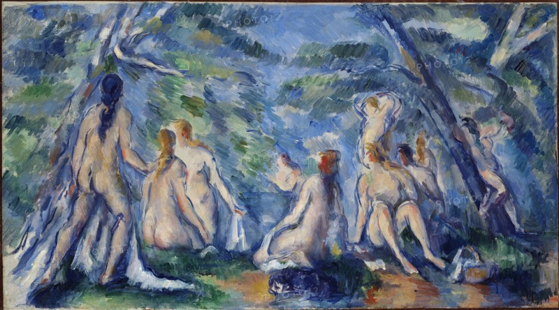 Bathers, ca 1895-1896. Creator: Cézanne, Paul (1839-1906).