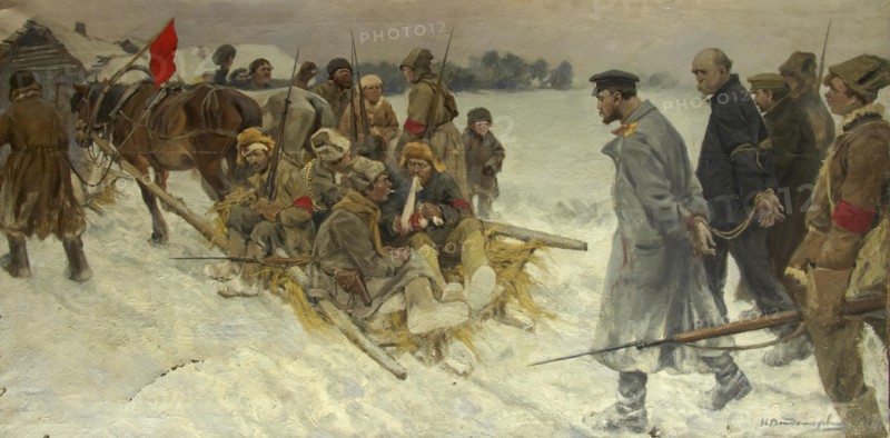 Capture the White Guard Spies, 1919. Creator: Vladimirov, Ivan Alexeyevich (1869-1947).