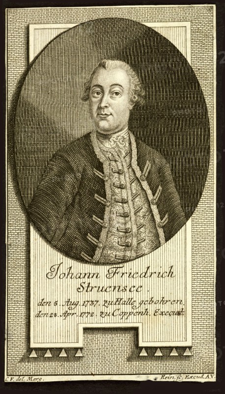 Count Johann Friedrich Struensee (1737-1772), 1772. Creator: Anonymous.