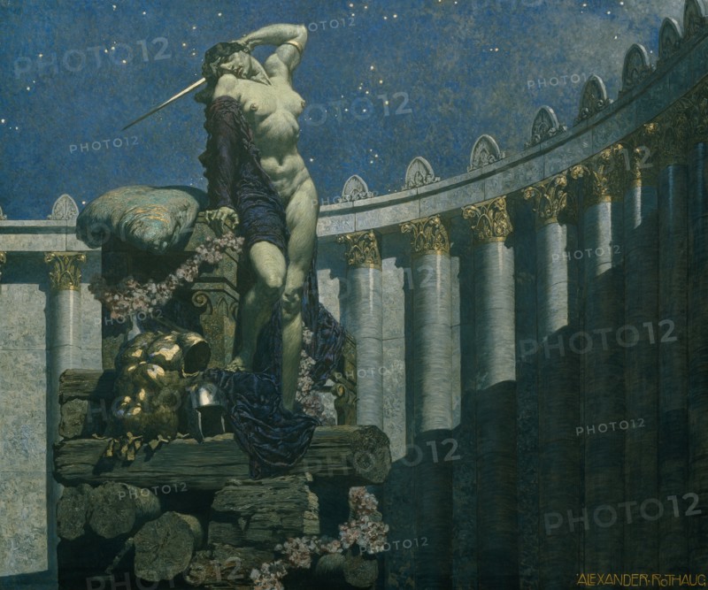 Dido At The Stake, 1935. Creator: Rothaug, Alexander (1870-1946).