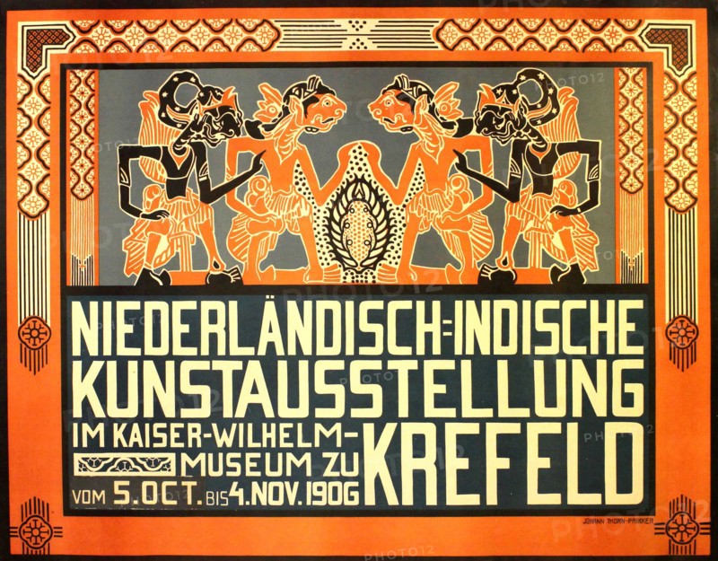 Dutch East Indies Art Exhibition in Krefeld, 1906. Creator: Thorn Prikker, Johan (1868-1932).