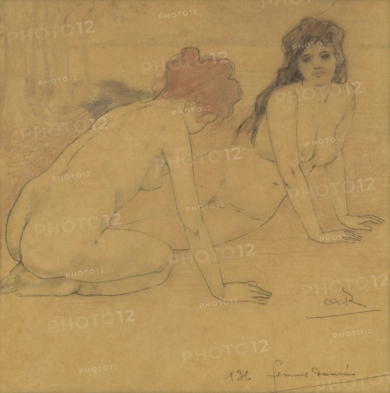 Femmes damnées (Damned Women), 1899. Creator: Rassenfosse, Armand (1862-1934).
