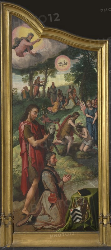 Jan van der Biest Triptych (left panel). Creator: Aertsen, Pieter (1508-1575).