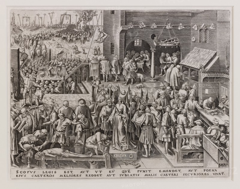 Justice, c. 1560. Creator: Galle, Philipp (Philips) (1537-1612).