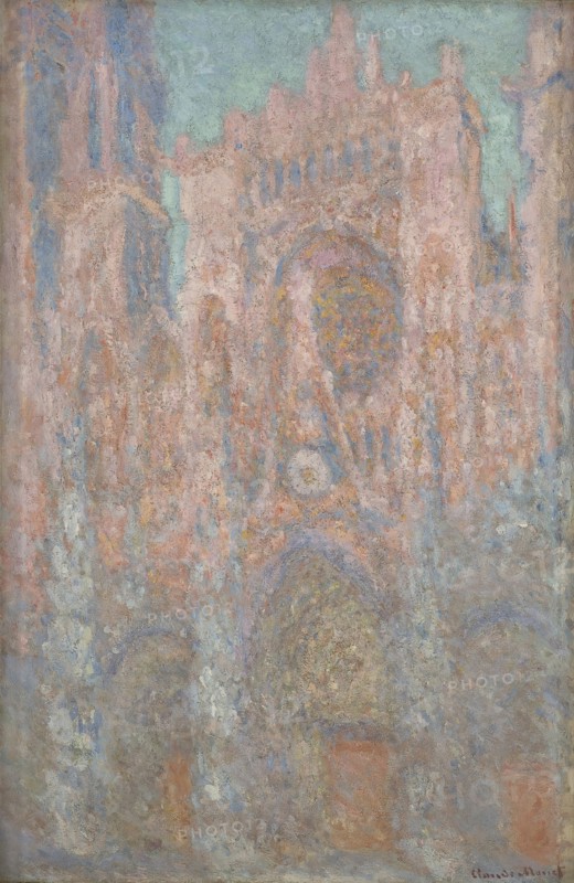 La cathédrale de Rouen. Fin d'après midi (The Rouen Cathedral. Late afternoon), 1893. Creator: Monet, Claude (1840-1926).
