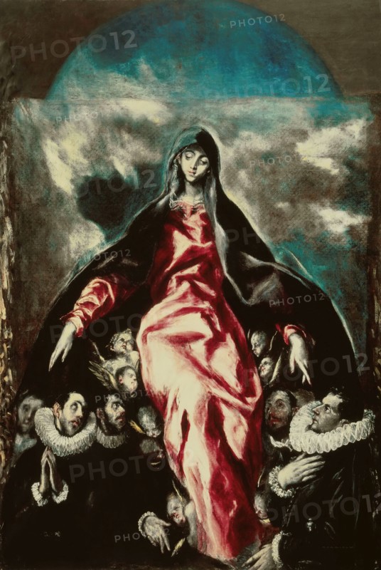La Virgen de la Caridad (The Madonna of Mercy), ca 1600-1603. Creator: El Greco, Dominico (1541-1614).