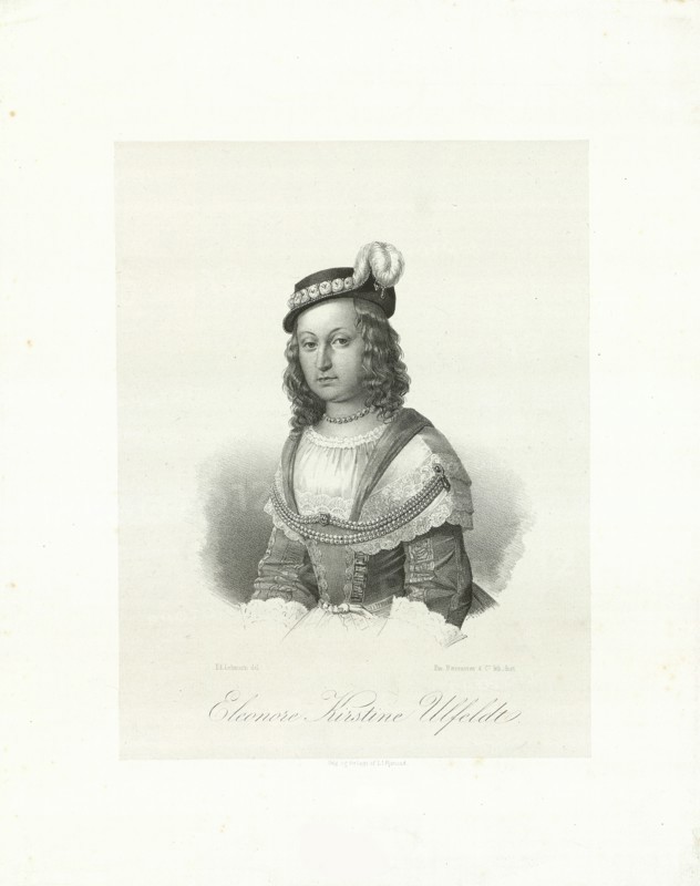 Leonora Christina, Countess Ulfeldt (1621-1698), 1847. Creator: Baerentzen, Emilius Ditlev (1799-1868).