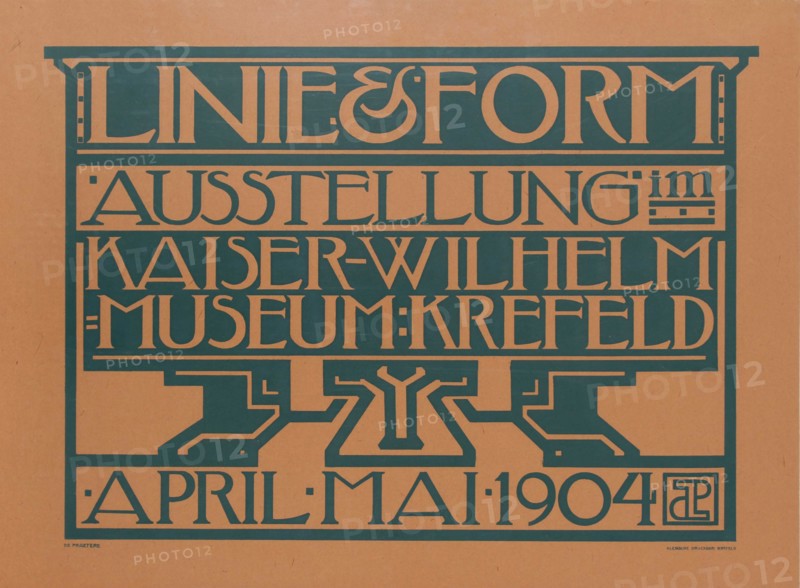 Linie & Form exhibition, 1904. Creator: Praetere, Jules de (1879-1947).