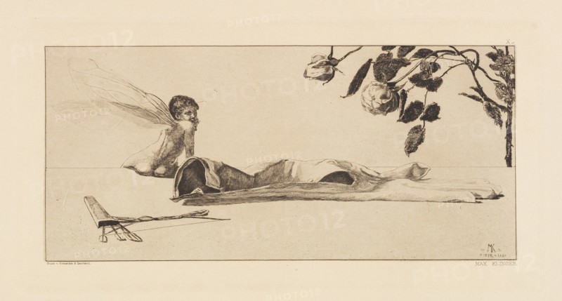 Opus VI, from Paraphrase on the Finding of a Glove, 1881. Creator: Klinger, Max (1857-1920).