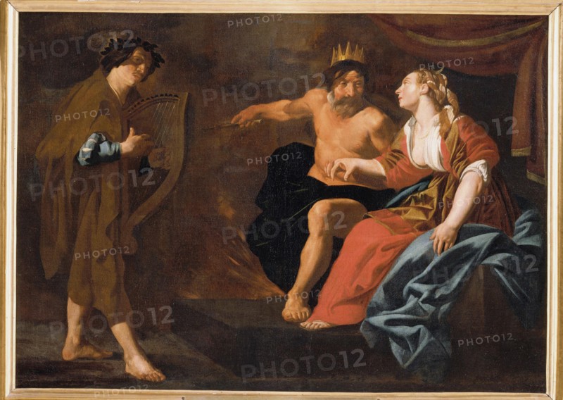 Orpheus, Pluto and Proserpina. Creator: Moeyaert, Claes Cornelisz. (1592-1655).