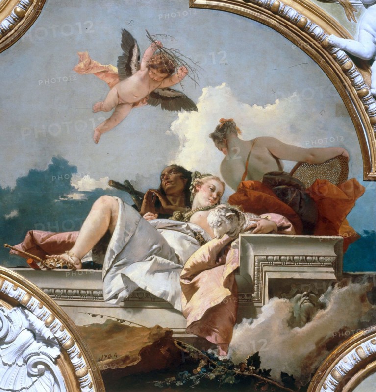 Penance, humility and truth, 1744. Creator: Tiepolo, Giambattista (1696-1770).