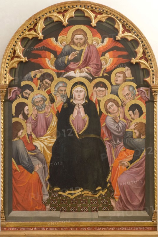 Pentecost, 1403. Creator: Taddeo di Bartolo (1362/63-1422).