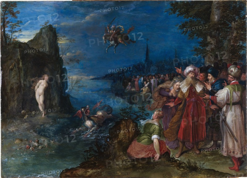 Perseus Freeing Andromeda, ca 1600-1610. Creator: Brueghel, Jan, the Elder (1568-1625).