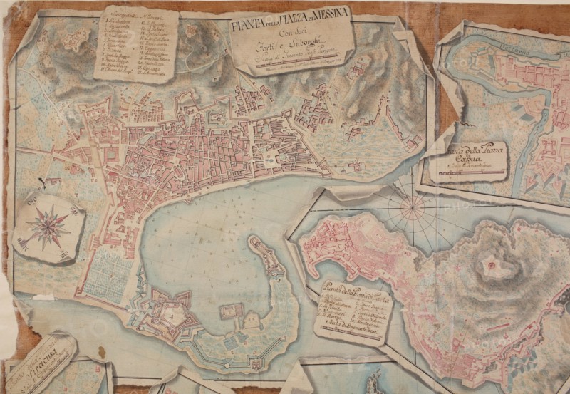 Pianta della Piazza di Messina, 1753. Creator: Ottone di Berger, Giovanni (active ca 1750).