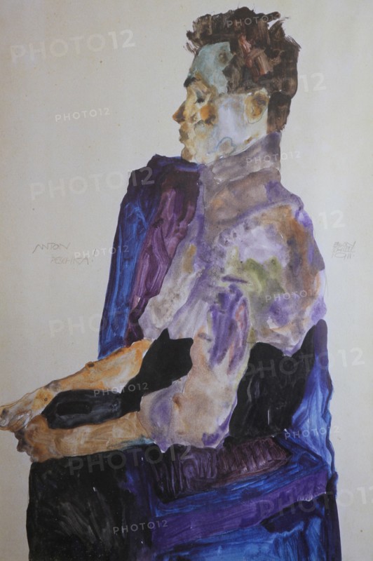 Portrait of Anton Peschka, 1911. Creator: Schiele, Egon (1890-1918).
