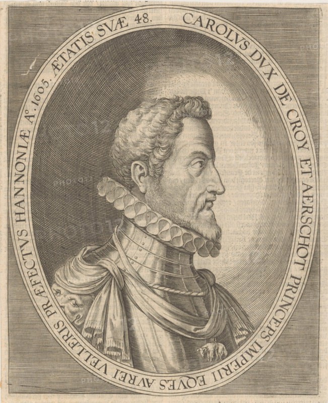 Portrait of Charles III de Croÿ (1560-1612), 1600s. Creator: Anonymous.