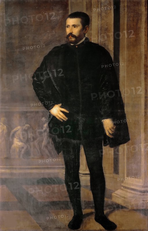 Portrait of Diego Hurtado de Mendoza y Pacheco (1503-1575), ca 1535-1540. Creator: Titian (1488-1576).