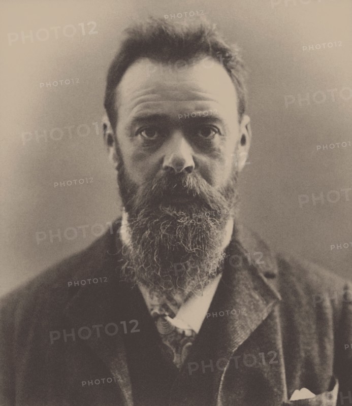 Portrait of Ferdinand Hodler (1853-1918). Creator: Anonymous.