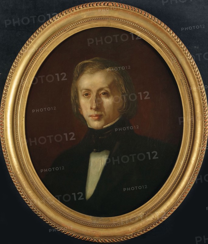Portrait of Frédéric Chopin (1810-1849). Creator: Kwiatkowski, Teofil (1809-1891).