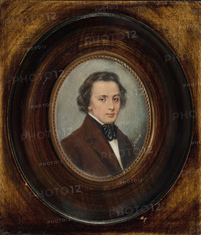 Portrait of Frédéric Chopin (1810-1849). Creator: Anonymous.
