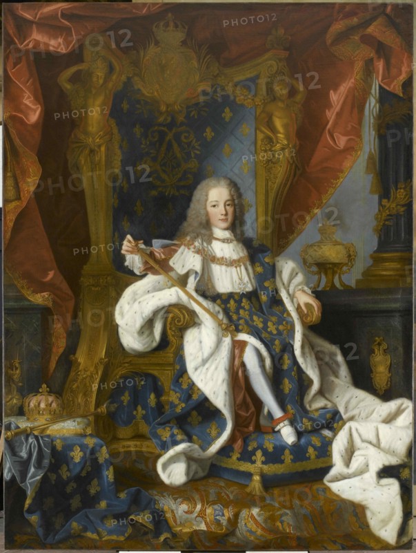 Portrait of Louis XV (1710-1774) king of France, at the age of 9, 1719. Creator: Ranc, Jean (1674-1735).