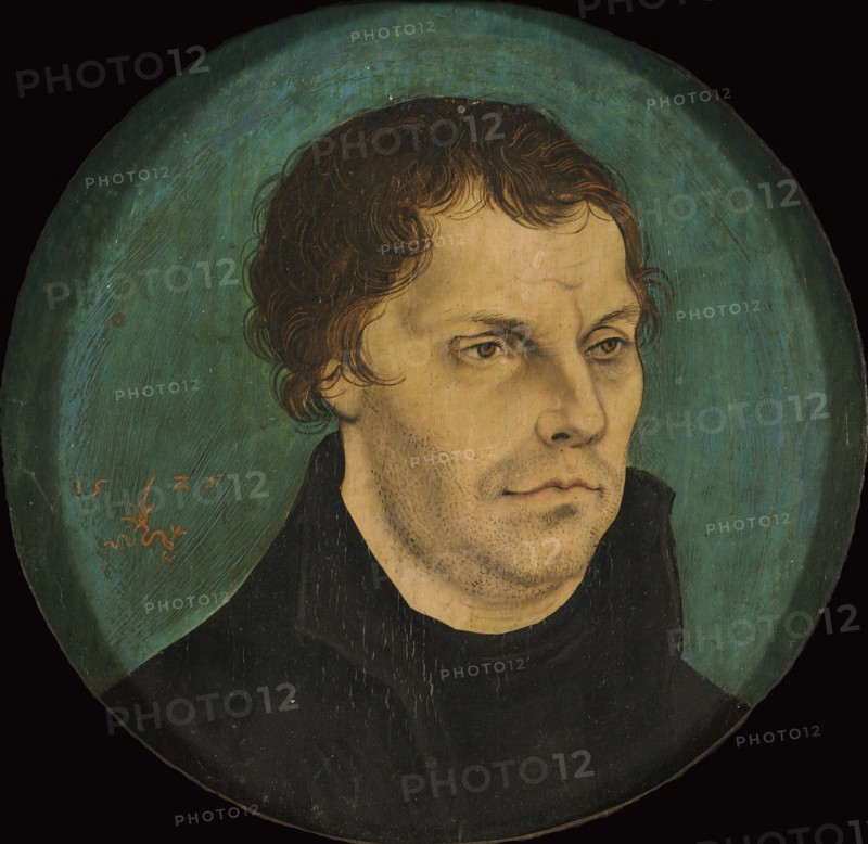 Portrait of Martin Luther (1483-1546), 1525. Creator: Cranach, Lucas, the Elder (1472-1553).