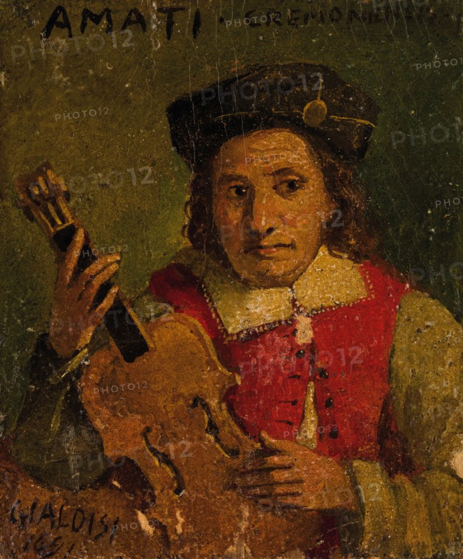 Portrait of Nicola Amati (1596-1684), End of 17th cen.. Creator: Gialdisi, Francesco (1650-1720).