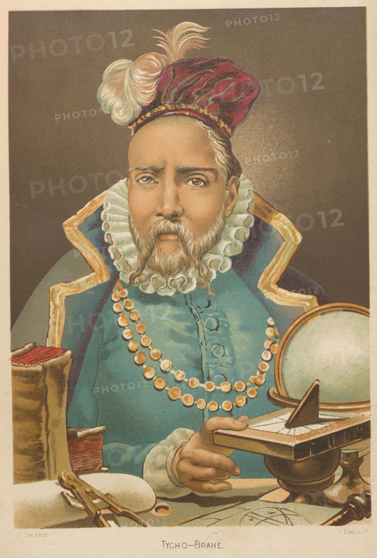 Portrait of Tycho Brahe (1546-1601), 1879. Creator: Planella y Rodríguez, Juan (1849-1910).