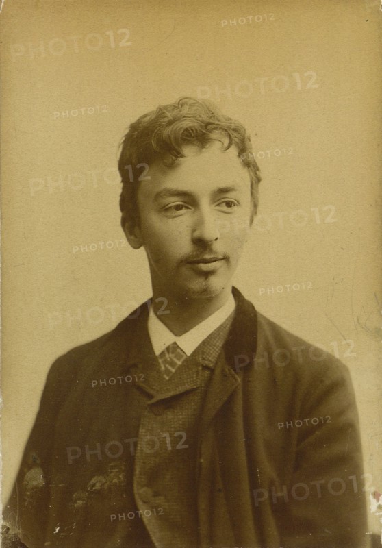 Portrait of Vilhelm Hammershøi (1864-1916), 1891. Creator: Photo studio Müller & Co..