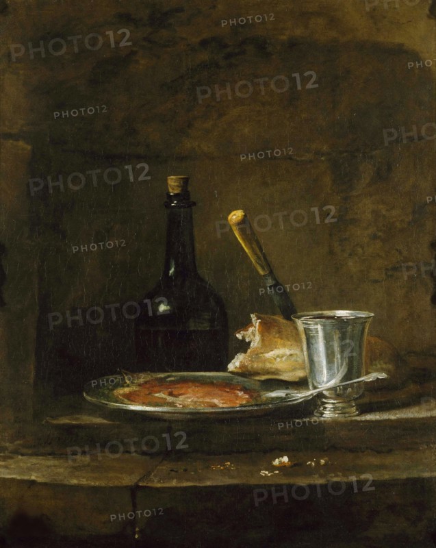 Preparing the Breakfast, or The Silver Goblet, before 1728. Creator: Chardin, Jean-Baptiste Siméon (1699-1779).