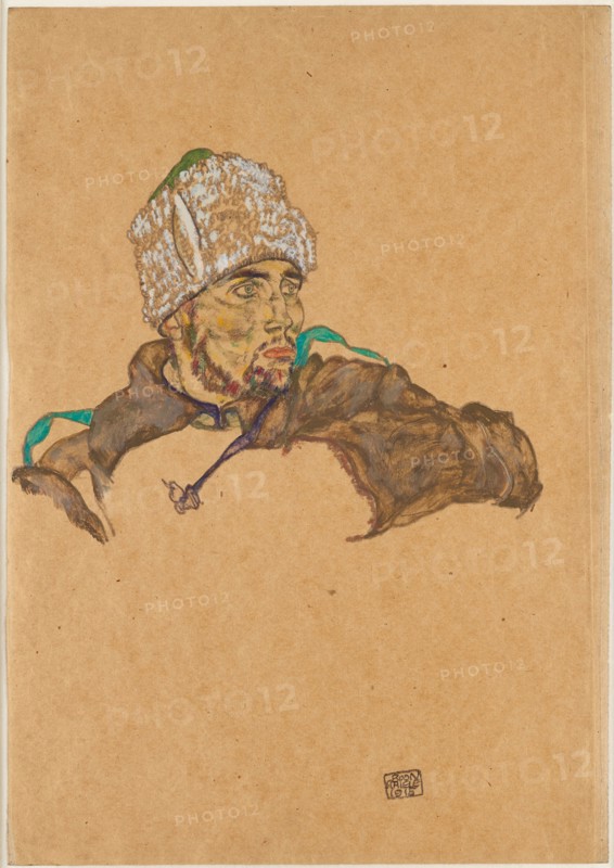 Russian prisoner of war, 1915. Creator: Schiele, Egon (1890-1918).