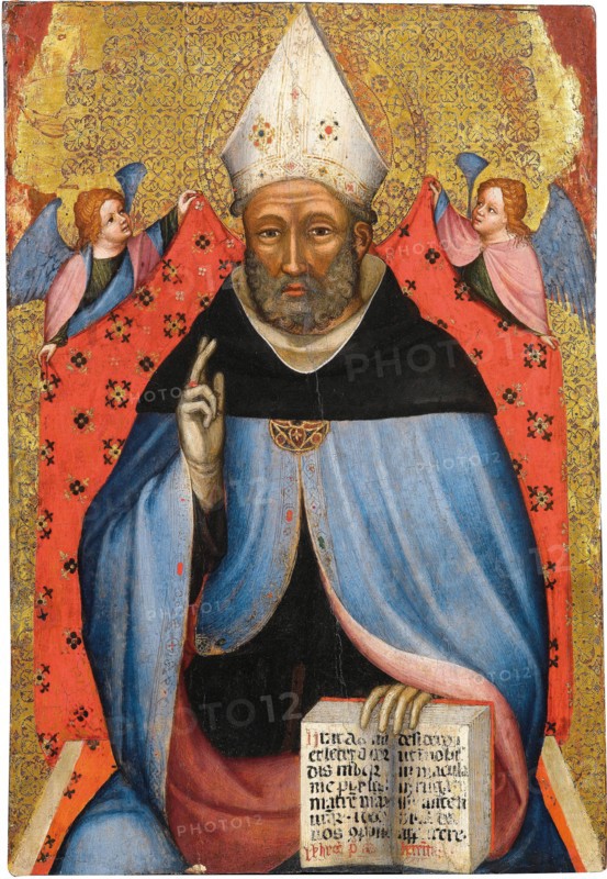 Saint Augustine. Creator: Antonio de Carro (active 1387-1421).