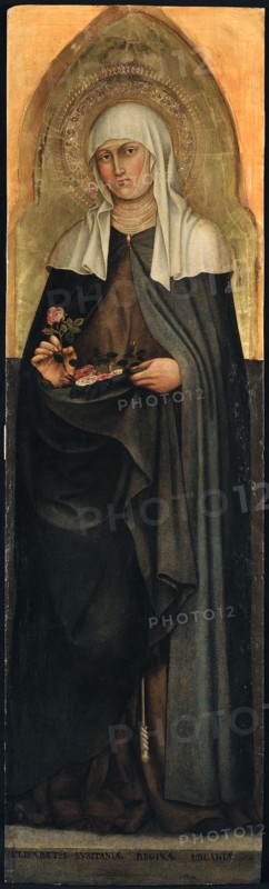 Saint Elizabeth of Thuringia, 1403. Creator: Taddeo di Bartolo (1362/63-1422).