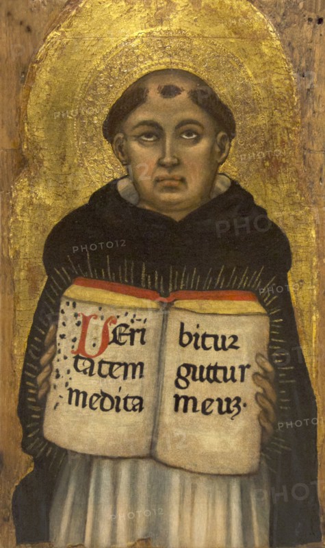 Saint Thomas Aquinas, 1418. Creator: Taddeo di Bartolo (1362/63-1422).