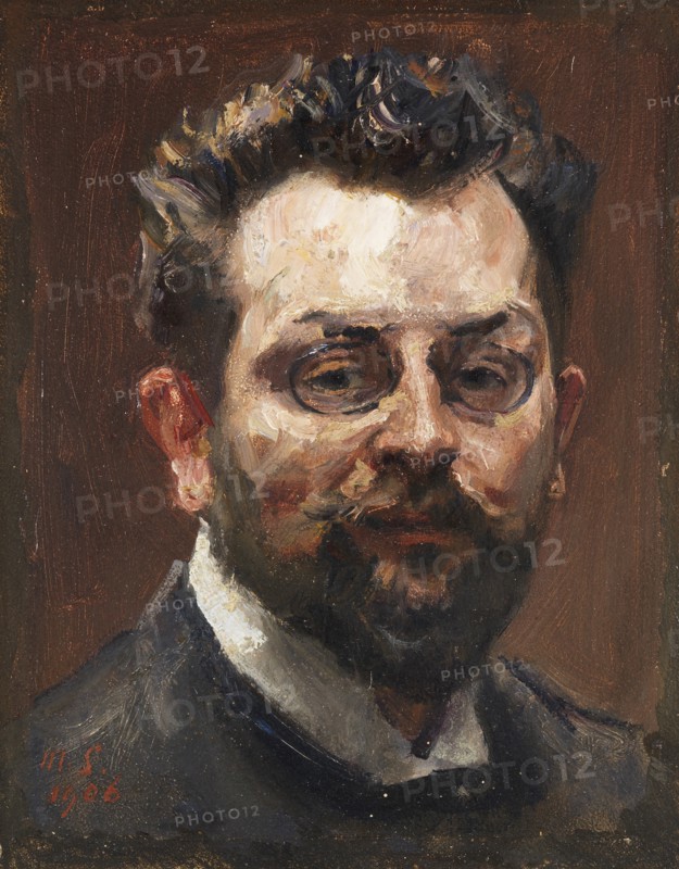Self-Portrait, 1906. Creator: Slevogt, Max (1868-1932).