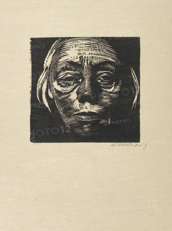 Self-Portrait, 1923. Creator: Kollwitz, Käthe (1867-1945).