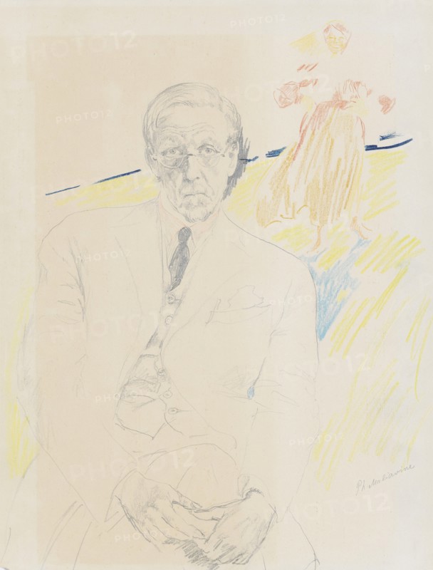 Self-Portrait. Creator: Malyavin, Filipp Andreyevich (1869-1940).