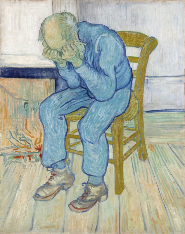 Sorrowing old man (At Eternity's Gate), 1890. Creator: Gogh, Vincent, van (1853-1890).
