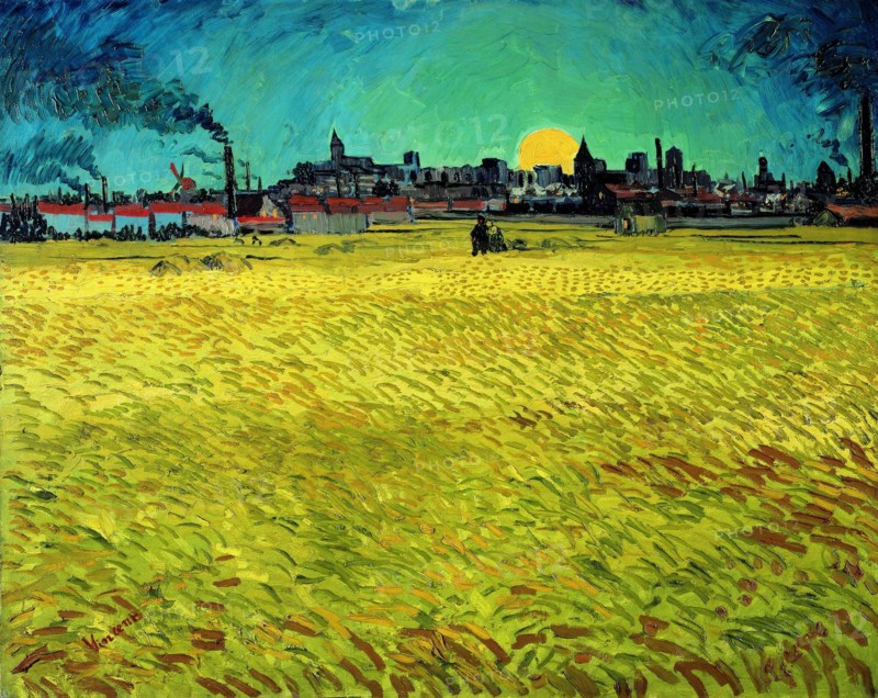 Summer evening, 1888. Creator: Gogh, Vincent, van (1853-1890).